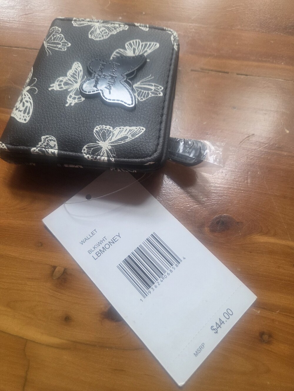 NWT BETSY JOHNSON Butterfly Wallet